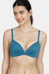 Zivame Innovation Push-Up Non Wired Medium Coverage Bra - Sailor Blue — thumbnail 1